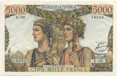 5000 francs terre et mer